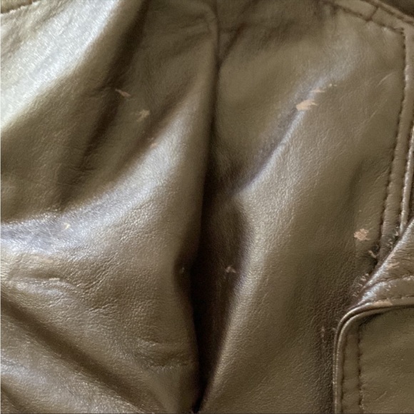 Victoria’s Secret MODA International | Genuine Leather Brown Jacket | Small - Picture 7 of 15